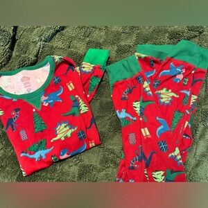 Christmas dinosaurs pajamas set XL
